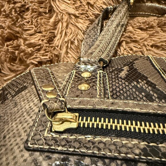 VTG COACH Limited Edition 1993 Hampton Miranda Python Satchel Handbag 11089 - Picture 3 of 6